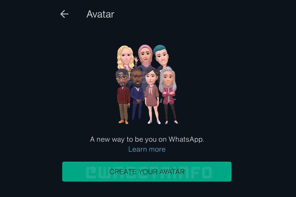 Create Avatar in Whatsapp